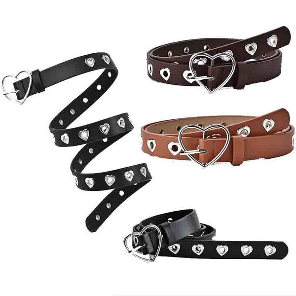 belts creative love ladies belt punk style multi-row hollow buckle fashion all-match decorative jeans, Black;brown
belts creative love ladies belt punk style multi-row hollow buckle fashion all-match decorative jeans, Black;brown