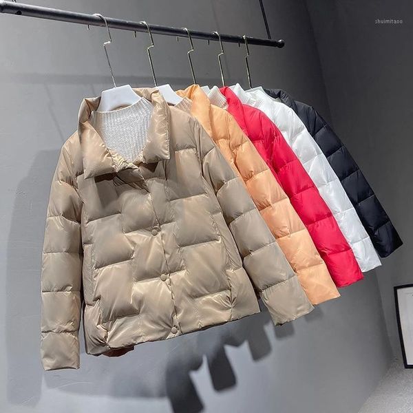 women's down & parkas korean lightweight warm coat women autumn winter white duck jacket outwear female quilted parka, Black
women's down & parkas korean lightweight warm coat women autumn winter white duck jacket outwear female quilted parka, Black