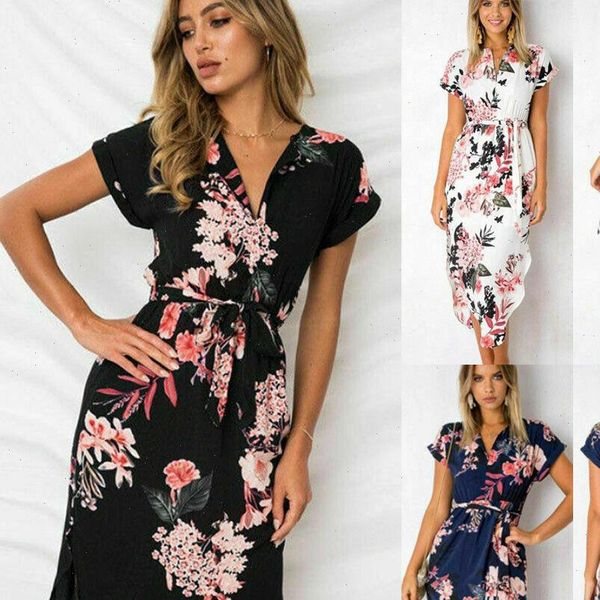fashion women boho floral printed long maxi dress ladies party evening summer beach sundress holiday s xxxl, Black;gray
fashion women boho floral printed long maxi dress ladies party evening summer beach sundress holiday s xxxl, Black;gray