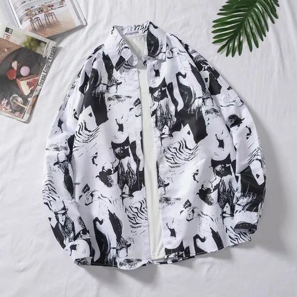women's blouses & shirts japanese style hawaiian beach blouse men woman casual streetwear summer hawaii holiday and long sleeve, White
women's blouses & shirts japanese style hawaiian beach blouse men woman casual streetwear summer hawaii holiday and long sleeve, White