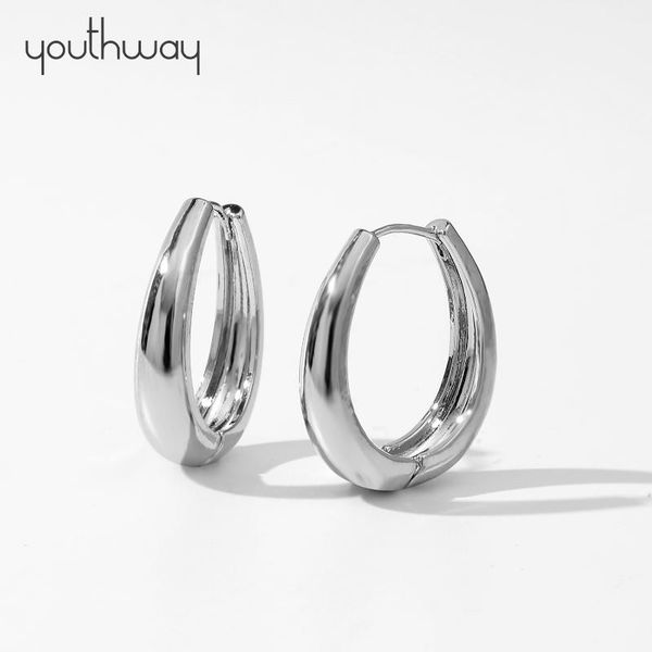 cool silver color brass hoop earrings for women hollow drop shape chunky huggie statement earring fashion jewelry, Golden;silver
cool silver color brass hoop earrings for women hollow drop shape chunky huggie statement earring fashion jewelry, Golden;silver
