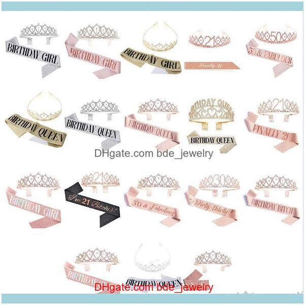 hair jewelry jewelryhair clips & barrettes birthday crowns for women, cieher queen sash rhinestone tiara drop delivery 2021 49z7w, Golden;silver
hair jewelry jewelryhair clips & barrettes birthday crowns for women, cieher queen sash rhinestone tiara drop delivery 2021 49z7w, Golden;silver