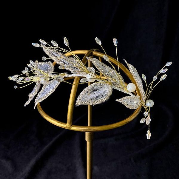 Hair Clips & Barrettes Simple Leaf Wedding HeadbandsTiaras Pearls Women Hairbands Handmade Bridal Accessories Ornament Diademas Para El Pelo, Golden;silver
Hair Clips & Barrettes Simple Leaf Wedding HeadbandsTiaras Pearls Women Hairbands Handmade Bridal Accessories Ornament Diademas Para El Pelo, Golden;silver
