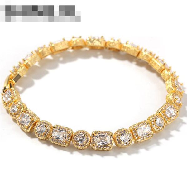 8mm hip hop iced out bling chain tennis bracelet square cz stone gold silver color plated bracelets jewelry gift, Black
8mm hip hop iced out bling chain tennis bracelet square cz stone gold silver color plated bracelets jewelry gift, Black
