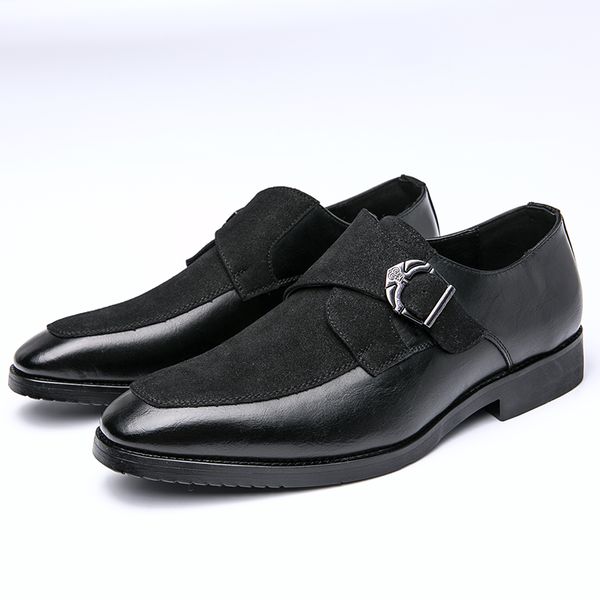 Big Size Men Dress Loafers Buckle Strap Men Wedding Office PU Leather Shoes Splicing Men Business Shoes 2021 Shoes, Black
Big Size Men Dress Loafers Buckle Strap Men Wedding Office PU Leather Shoes Splicing Men Business Shoes 2021 Shoes, Black
