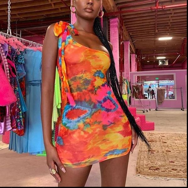 tie dye women bodycon dress one shoulder bandage fashion party mini dresses sleeveless 2021 skinny print dress, Black;gray
tie dye women bodycon dress one shoulder bandage fashion party mini dresses sleeveless 2021 skinny print dress, Black;gray