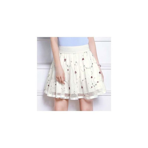 skirts 2021 mesh embroidery floral a-line skirt mini black white women summer flared tutu midi plus size girl clothes
skirts 2021 mesh embroidery floral a-line skirt mini black white women summer flared tutu midi plus size girl clothes
