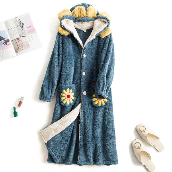 women's sleepwear women autumn winter thick plush robe soft warm coral velvet pajamas sweet flowers nightgown bathrobes girls' dre, Black;red
women's sleepwear women autumn winter thick plush robe soft warm coral velvet pajamas sweet flowers nightgown bathrobes girls' dre, Black;red