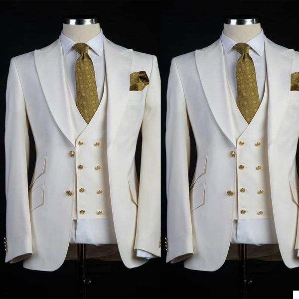men's suits & blazers 2 pieces men suits&blazer+vest casuel gentleman tuxedos suit custom made handsome wedding, White;black
men's suits & blazers 2 pieces men suits&blazer+vest casuel gentleman tuxedos suit custom made handsome wedding, White;black