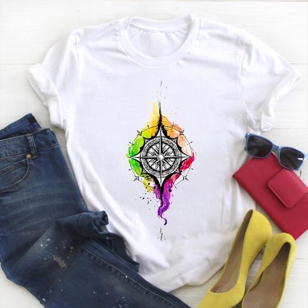 men watercolor vintage printed 90s mens fashion print summer tee ladies female clothes graphic, White;black
men watercolor vintage printed 90s mens fashion print summer tee ladies female clothes graphic, White;black