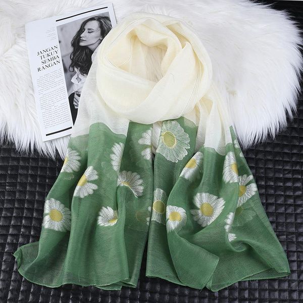 scarves assorted color matching embroidered daisy fresh women long sunscreen shawl wholesale, Blue;gray
scarves assorted color matching embroidered daisy fresh women long sunscreen shawl wholesale, Blue;gray