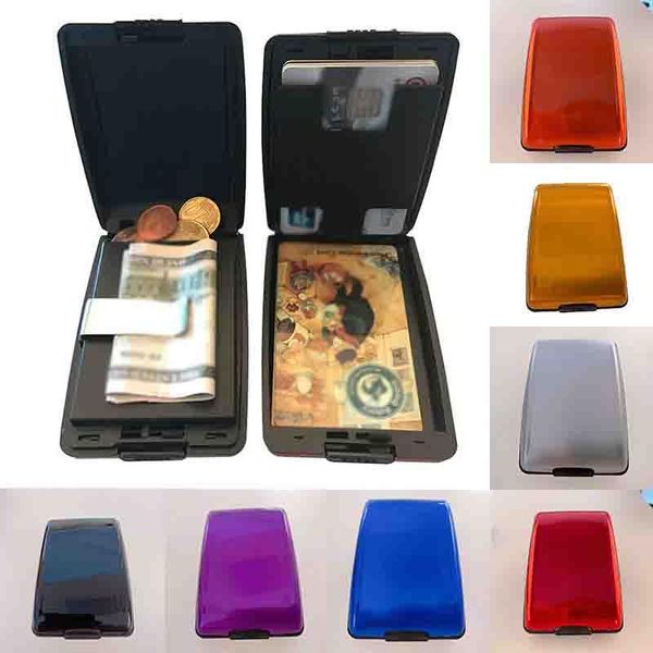 card holders fashion wallet credit bank holder men aluminum alloy money bags for outdoor shop change purse, Brown;gray
card holders fashion wallet credit bank holder men aluminum alloy money bags for outdoor shop change purse, Brown;gray