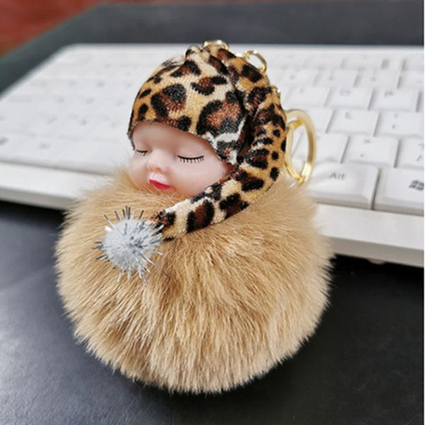 cute sleeping leopard doll keychain for women fur ball plush keyring handbag car key holder bag pendant toys for kids key chain gifts, Slivery;golden
cute sleeping leopard doll keychain for women fur ball plush keyring handbag car key holder bag pendant toys for kids key chain gifts, Slivery;golden