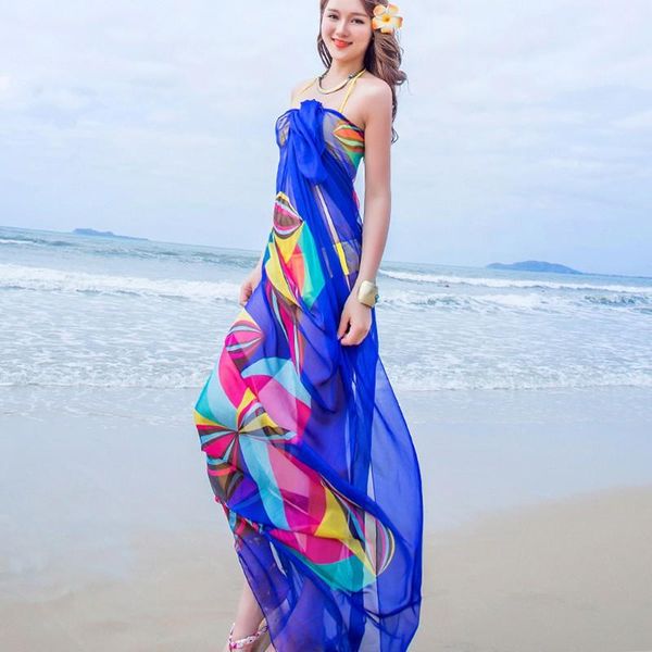 women new chiffon floral beach scarves summer ladies bikini cover up beachwear warp flower, White;black
women new chiffon floral beach scarves summer ladies bikini cover up beachwear warp flower, White;black