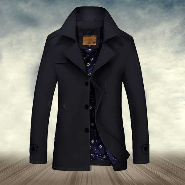 ruelk autumn casual men's trench coats solid color mid-length business gentleman lapel windbreaker jacket male 211011, Tan;black
ruelk autumn casual men's trench coats solid color mid-length business gentleman lapel windbreaker jacket male 211011, Tan;black