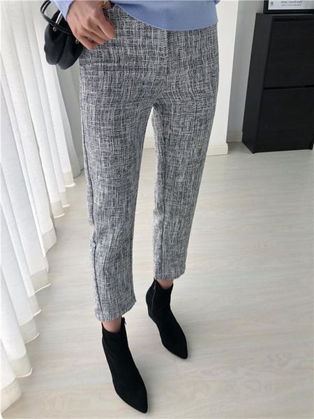 2021 new seagem moda mulher linho tweed casual tornozelo-comprimento senhoras calas cbm2, Black;white
2021 new seagem moda mulher linho tweed casual tornozelo-comprimento senhoras calas cbm2, Black;white