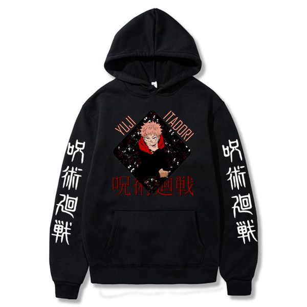 men's hoodies & sweatshirts gothic cartoon boy itadori yuji jujutsu kaisen anime harajuku long sleeve streetwear men women casual winte, Black
men's hoodies & sweatshirts gothic cartoon boy itadori yuji jujutsu kaisen anime harajuku long sleeve streetwear men women casual winte, Black