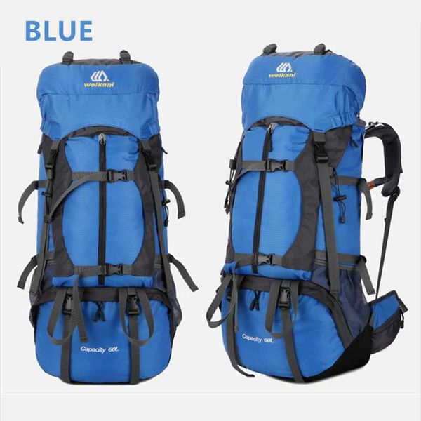backpack 60l outdoor sports mountaineering hiking function package camping with rain cover
backpack 60l outdoor sports mountaineering hiking function package camping with rain cover
