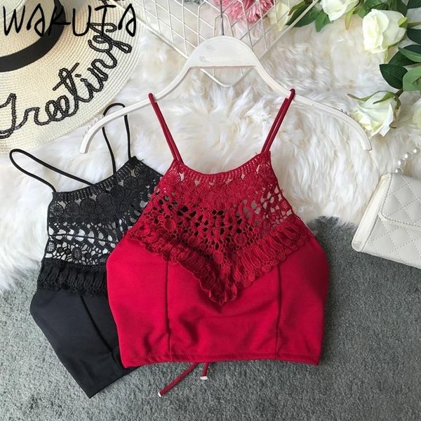 wakuta summer lace vacation backless camisole women crossing bandage crop vest tees girl camis 2021 beach vacation, White
wakuta summer lace vacation backless camisole women crossing bandage crop vest tees girl camis 2021 beach vacation, White
