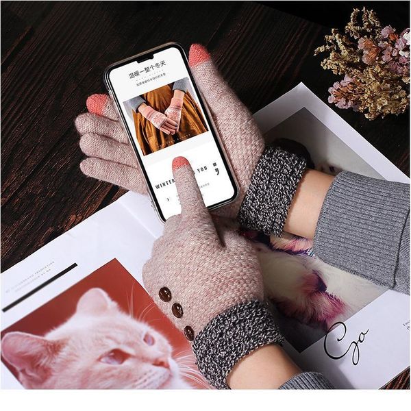 glove woman winter thickening knitting touch screen ride a bike five fingers outdoors game modis couple gloves gan jlltdl, Black
glove woman winter thickening knitting touch screen ride a bike five fingers outdoors game modis couple gloves gan jlltdl, Black