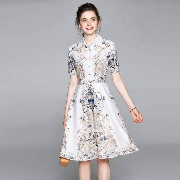 2021 new merchall summer runway designer elegant casual women's turn down neck short sleeve printed vestidos fm2s, Black;gray
2021 new merchall summer runway designer elegant casual women's turn down neck short sleeve printed vestidos fm2s, Black;gray