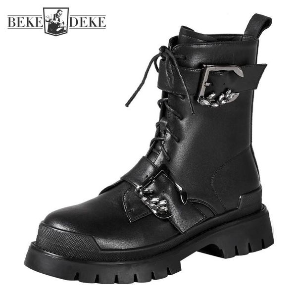 boots autumn crystal buckle strap casual fashion white ankle women lace up platform high shoes winter lady motorcycle, Black
boots autumn crystal buckle strap casual fashion white ankle women lace up platform high shoes winter lady motorcycle, Black