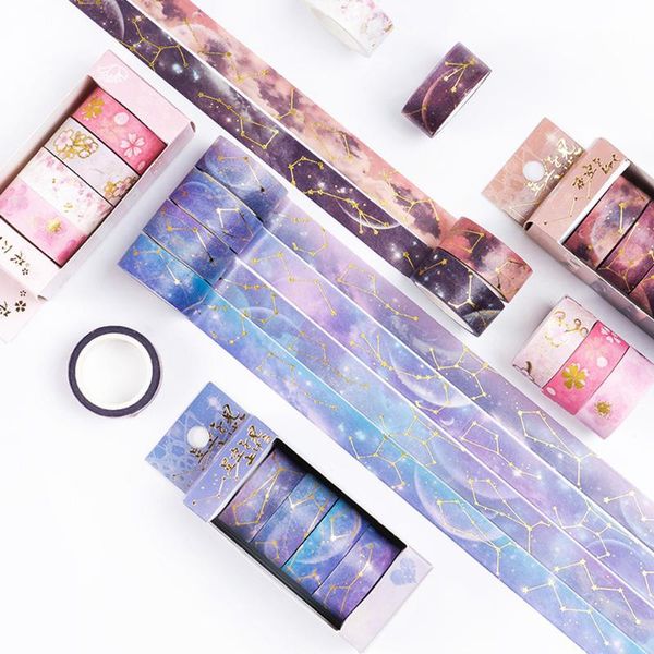 gift wrap 5m starry sky cherry blossoms washi tape set adhesive diy scrapbooking sticker label japanese stationery
gift wrap 5m starry sky cherry blossoms washi tape set adhesive diy scrapbooking sticker label japanese stationery