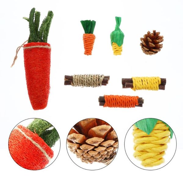 small animal supplies 7pcs hamster rabbits chew toys teeth care molar for animals
small animal supplies 7pcs hamster rabbits chew toys teeth care molar for animals