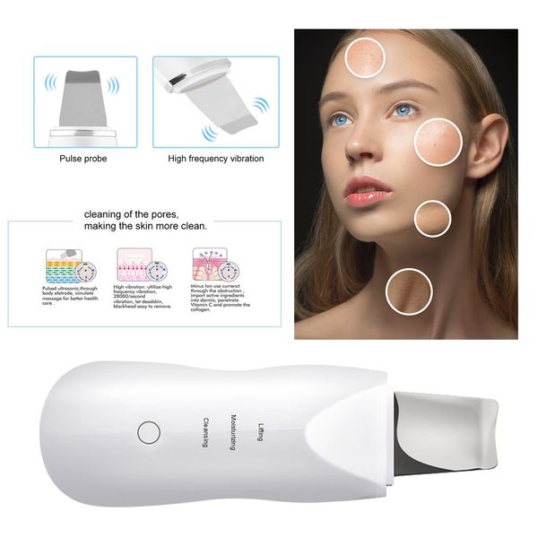 ultrasonic facial skin scrubber face cleaning tool skin cleansing peeling cavitation cosmetology devices blackhead remover perfe
ultrasonic facial skin scrubber face cleaning tool skin cleansing peeling cavitation cosmetology devices blackhead remover perfe