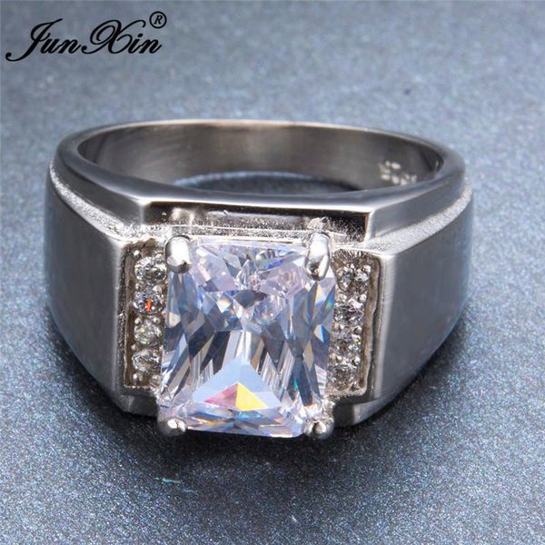wedding rings male female white blue geometric ring men women silver color cz stone fashion engagement finger, Slivery;golden
wedding rings male female white blue geometric ring men women silver color cz stone fashion engagement finger, Slivery;golden