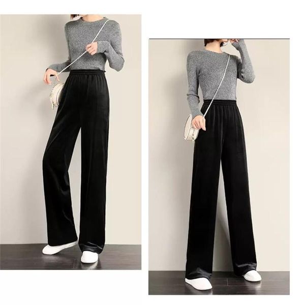 women's pants & capris wide leg spring summer black loose casual high waist pant trousers straight female, Black;white
women's pants & capris wide leg spring summer black loose casual high waist pant trousers straight female, Black;white