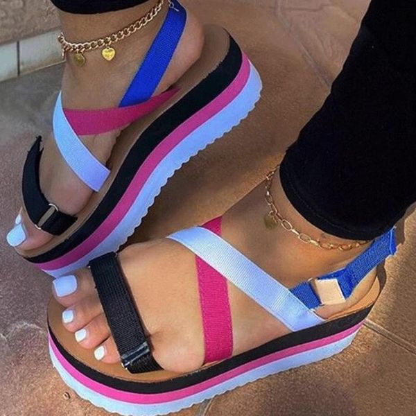 dress shoes comfortable women roman sandals peep-toe flat platfoem woman sandalias, Black
dress shoes comfortable women roman sandals peep-toe flat platfoem woman sandalias, Black