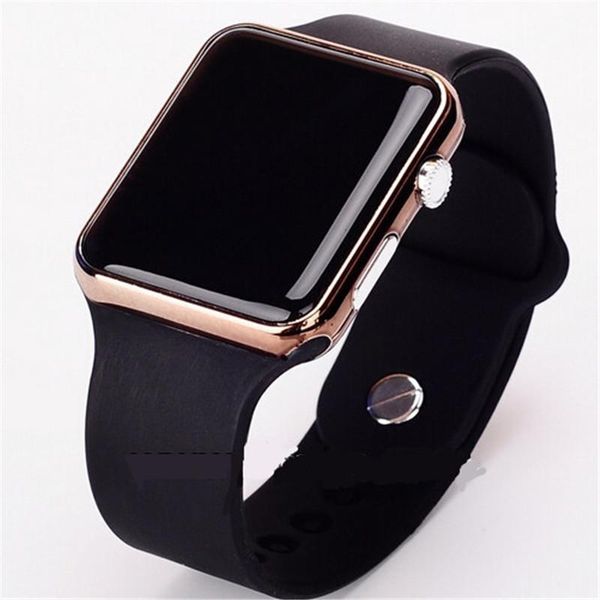 wristwatches nice square mirror face silicone band digital watch red led watches metal frame wristwatch sport clock hours 4colour, Slivery;brown
wristwatches nice square mirror face silicone band digital watch red led watches metal frame wristwatch sport clock hours 4colour, Slivery;brown