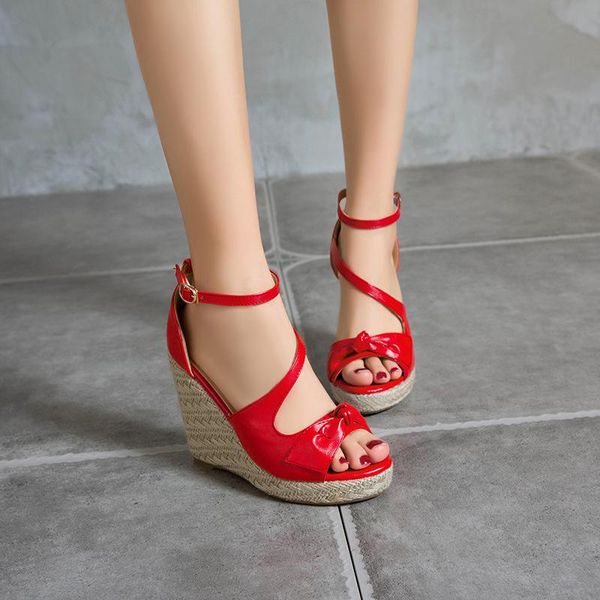 sandals women peep toe butterfly-knot 2021 thick bottom wedges female summer casual shoes ladies buckle footwear plus size, Black
sandals women peep toe butterfly-knot 2021 thick bottom wedges female summer casual shoes ladies buckle footwear plus size, Black