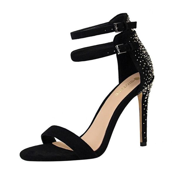 sandals firmranch women's shoes fashion banquet stiletto high-heeled suede back rhinestone cross-strap, Black
sandals firmranch women's shoes fashion banquet stiletto high-heeled suede back rhinestone cross-strap, Black