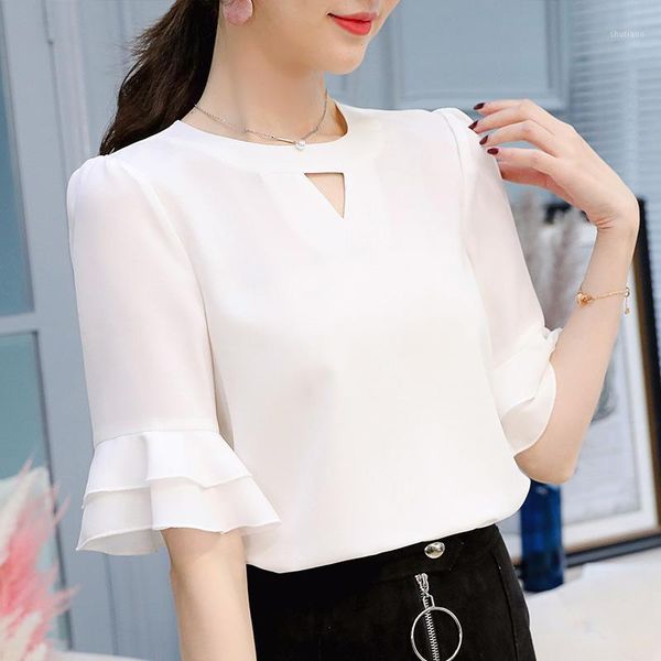 women's blouses & shirts spring and summer korean shirt fashion all-match casual trend solid color slim chiffon, White
women's blouses & shirts spring and summer korean shirt fashion all-match casual trend solid color slim chiffon, White