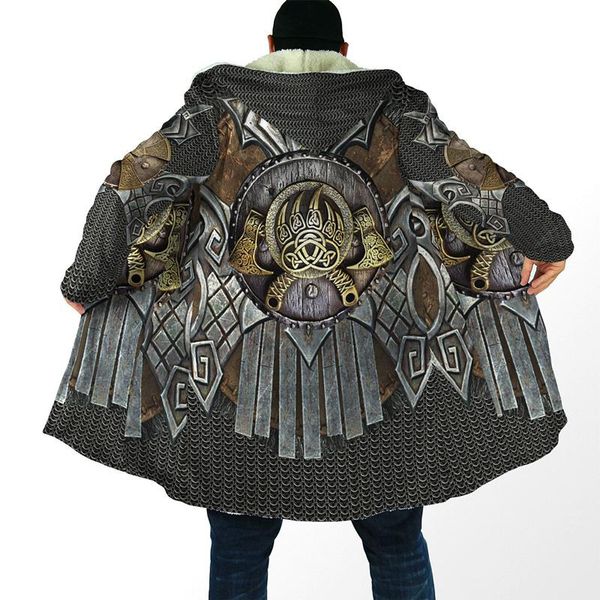 men's trench coats winter hooded cloak 3d printing viking armor tattoo symbol fleece windbreaker casual thicken warm h020, Tan;black
men's trench coats winter hooded cloak 3d printing viking armor tattoo symbol fleece windbreaker casual thicken warm h020, Tan;black