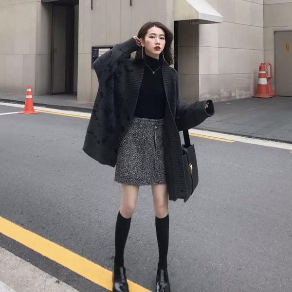 women's knits & tees sweater jacket women 2022 spring autumn harajuku streetwear loose knitted sweaters cardigan v-neck korean thick co, White
women's knits & tees sweater jacket women 2022 spring autumn harajuku streetwear loose knitted sweaters cardigan v-neck korean thick co, White