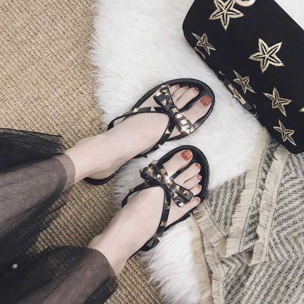 2021 fashion woman flip flops summer shoes cool beach rivets big bow flat sandals brand jelly shoes sandals girls size 36-40, Black
2021 fashion woman flip flops summer shoes cool beach rivets big bow flat sandals brand jelly shoes sandals girls size 36-40, Black