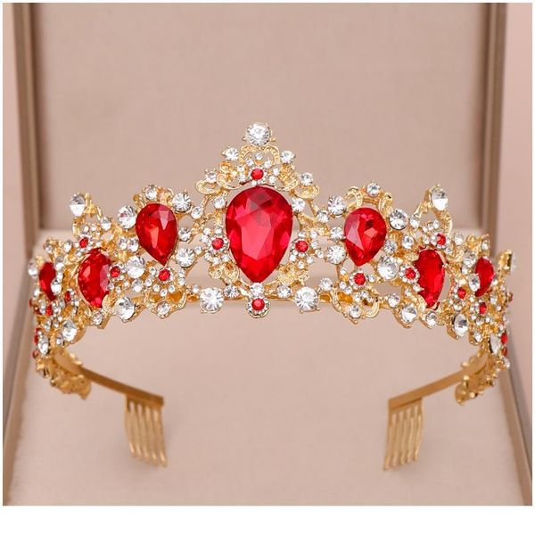 ailibride tiara queen crown bridal hair jewelry red crystal rhinestone tiaras and crowns for bridal wedding hair acc qylqyn
ailibride tiara queen crown bridal hair jewelry red crystal rhinestone tiaras and crowns for bridal wedding hair acc qylqyn