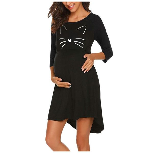 maternity dresses pregnancy clothes women's 3/4 sleeve cartoon printed nursing dress for breastfeeding pregnant women, White
maternity dresses pregnancy clothes women's 3/4 sleeve cartoon printed nursing dress for breastfeeding pregnant women, White