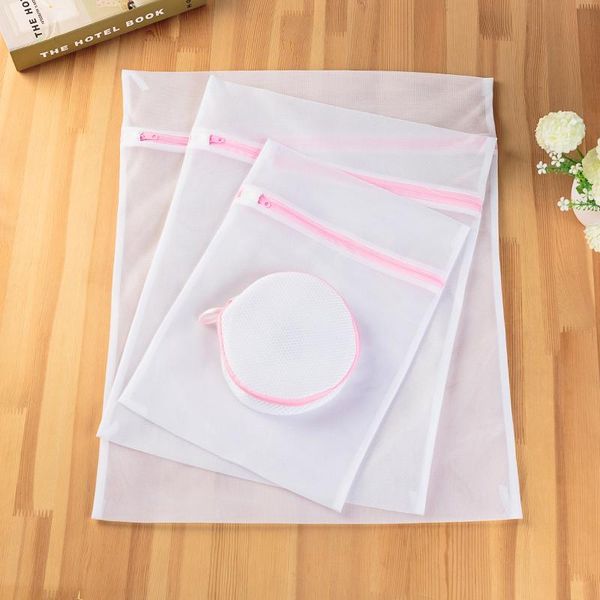 4 size white coarse mesh laundry bags for washing machines lingerie laundry wash bags modern polyester bag
4 size white coarse mesh laundry bags for washing machines lingerie laundry wash bags modern polyester bag