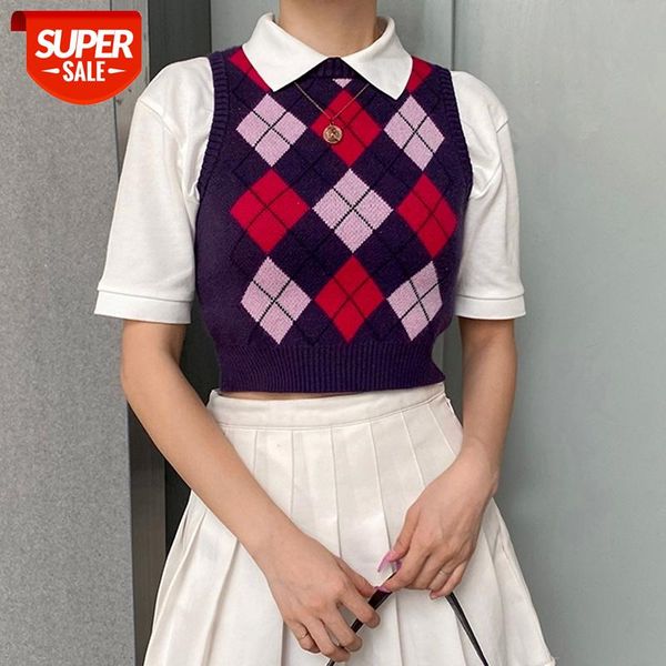 heyoungirl argyle y2k tank sweater women 90s preppy style casual sleeve knitted crop jumper vintage mini vest autumn fashion #5r8j, White
heyoungirl argyle y2k tank sweater women 90s preppy style casual sleeve knitted crop jumper vintage mini vest autumn fashion #5r8j, White