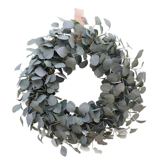 decorative flowers & wreaths simulation eucalyptus leaves wreath artificial plant garland for wedding decoration door window pendant home de
decorative flowers & wreaths simulation eucalyptus leaves wreath artificial plant garland for wedding decoration door window pendant home de