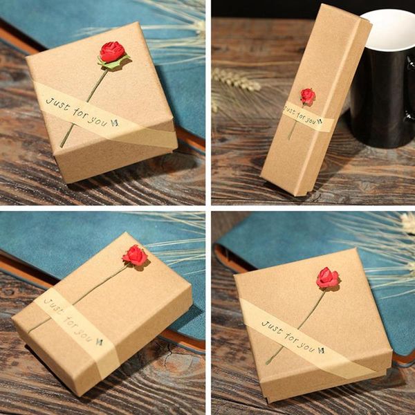 gift wrap 1 pc brown kraft paper favour box vintage design bulk jewelry earrings pendant necklace for decor
gift wrap 1 pc brown kraft paper favour box vintage design bulk jewelry earrings pendant necklace for decor