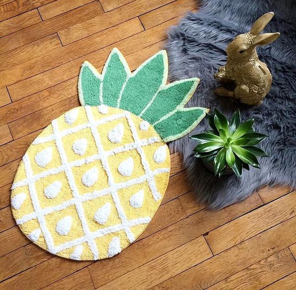 bath mats lovely fruit pineapple floor home bedroom bed front carpet non-slip decoration items
bath mats lovely fruit pineapple floor home bedroom bed front carpet non-slip decoration items