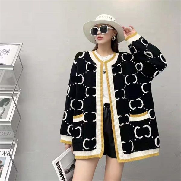 autumn winter sweater women loose coat double letter printed cardigan sweaters outer wear thick streetwear, White;black
autumn winter sweater women loose coat double letter printed cardigan sweaters outer wear thick streetwear, White;black