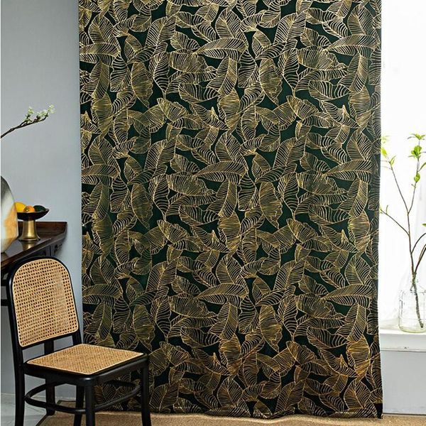 curtain & drapes emerald bronzing curtains for living room golden shiny leaf print luxury chenille villa farmhouse french window
curtain & drapes emerald bronzing curtains for living room golden shiny leaf print luxury chenille villa farmhouse french window