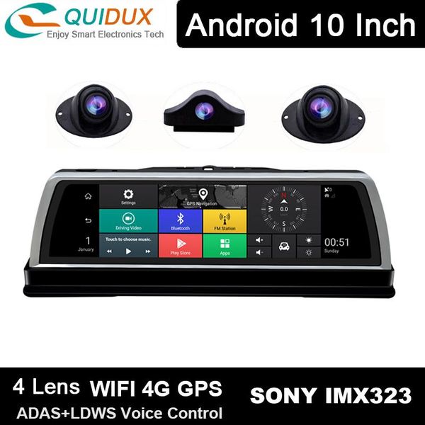 smart car dvr camera 4 channel 360° panoramic view android 10 inch dashcam center console mirror gps adas 4g wifi auto registra
smart car dvr camera 4 channel 360° panoramic view android 10 inch dashcam center console mirror gps adas 4g wifi auto registra