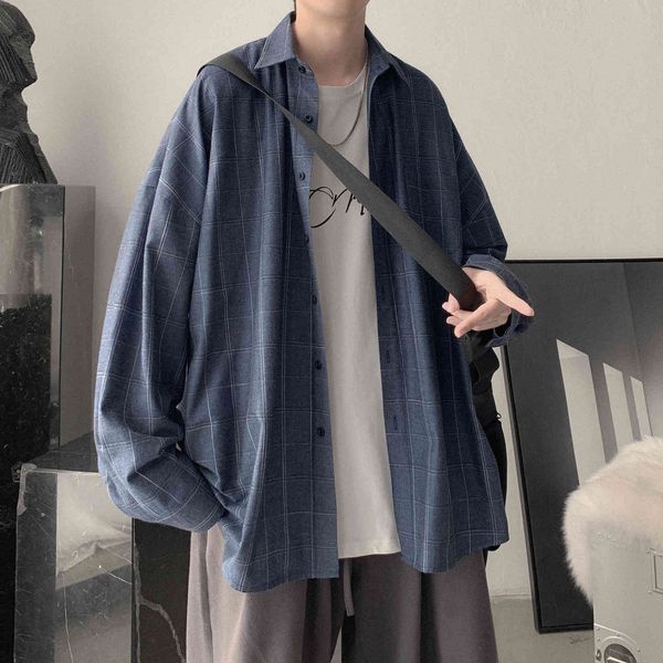 men's jackets long-sleeve plaid shirt ulzzang, male and casual kpop fashion shirt, loose couple, trendy hip hop outfit, rblq, Black;brown
men's jackets long-sleeve plaid shirt ulzzang, male and casual kpop fashion shirt, loose couple, trendy hip hop outfit, rblq, Black;brown